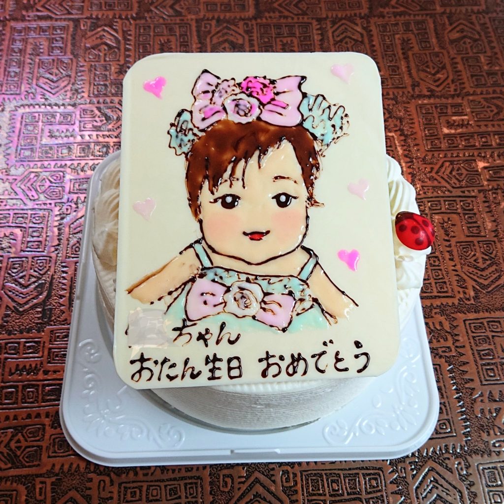 イラストデコレーションのお知らせ パティスリーモンブラン